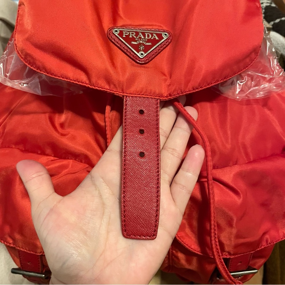 PRADA Red Backpack - Picture 5 of 13
